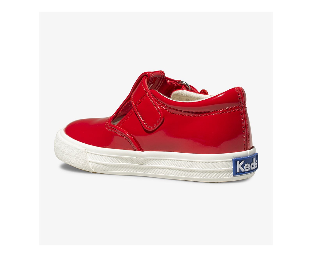 Slip Ons Keds Niña Rojos - Daphne Patent - 3541-VDLXO